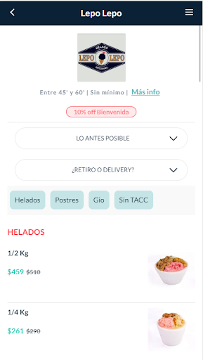 Android application Lepo Lepo screenshort
