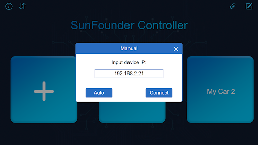 SunFounder Controller Screen 3