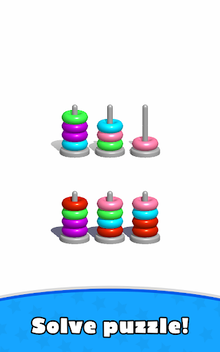 Sort Hoop Stack Color - 3D Col 10