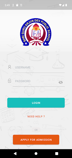 Android application SPS - Parent app screenshort