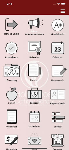 Android application Holy Ghost Catholic School screenshort