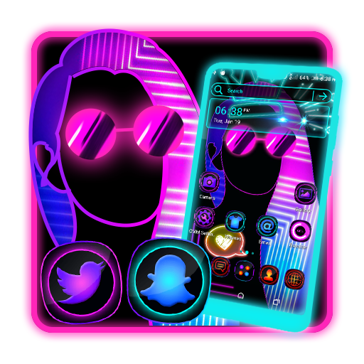 Dark Girly Launcher Theme logo