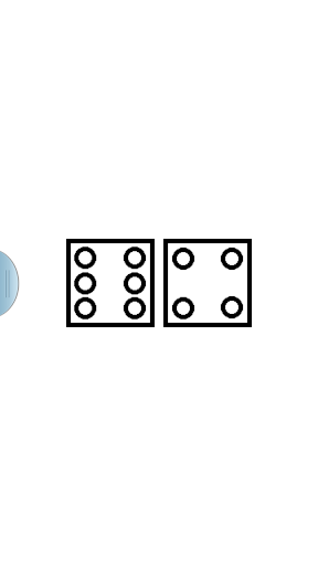 Android application two simple dice screenshort