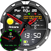 FS 135 Digital Watch Face For WatchMaker Users