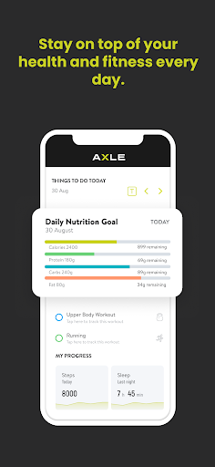 The Axle Workout Screen 2