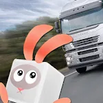 Voxel Rabbit: Cross Road 3d Rush Hour Traffic Trap Apk