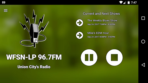 WWUC-LP 96.7FM Player - TheMix Screen 2