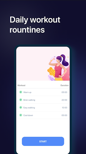Pedometer Step Counter: AI App Screen 2