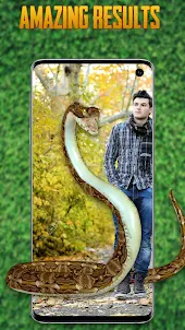 Snake in Photo Camera Prank