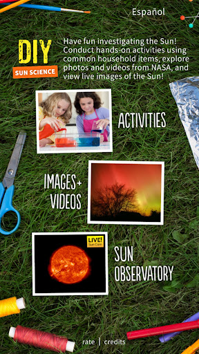 Android application DIY Sun Science screenshort