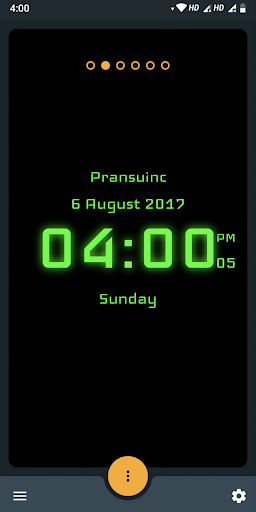 Digital Clock Screen 2