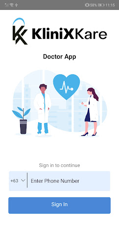KliniXKare Doctor Screen 2