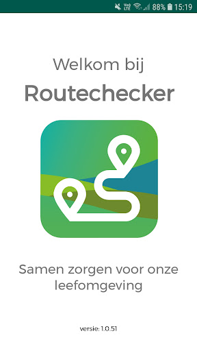 Android application Routechecker screenshort