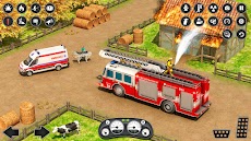 シティレスキュー消防車ゲームのおすすめ画像2