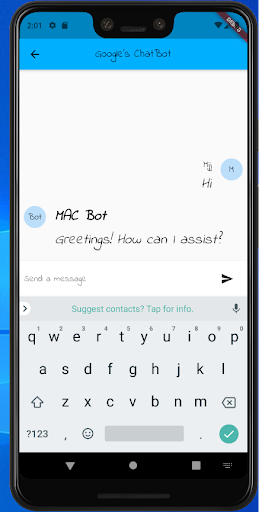 MJJs AI ChatBot Screen 2