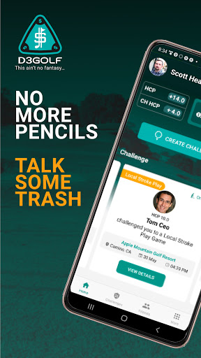 Android application D3 Golf screenshort