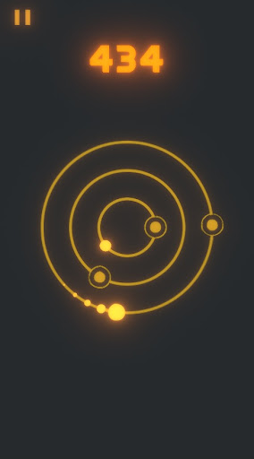 Android application Galaxy Orbits Game screenshort