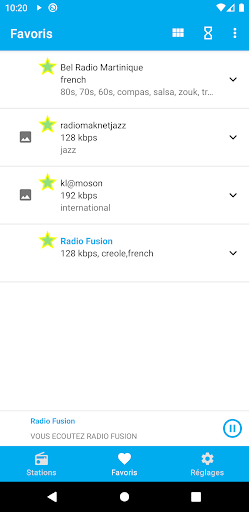 Martinique Radio Stations - FM Screen 2