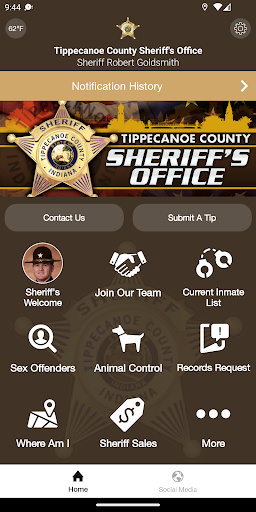 Android application Tippecanoe Sheriff's Office IN screenshort