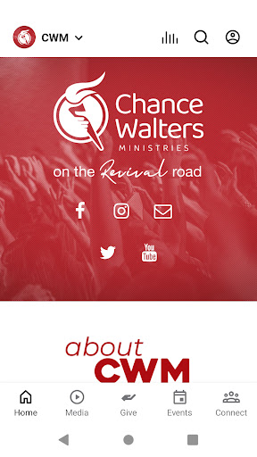 Android application Chance Walters Ministries screenshort