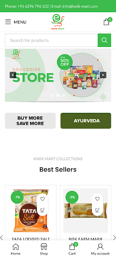 Android application KwikMart Vendor App screenshort