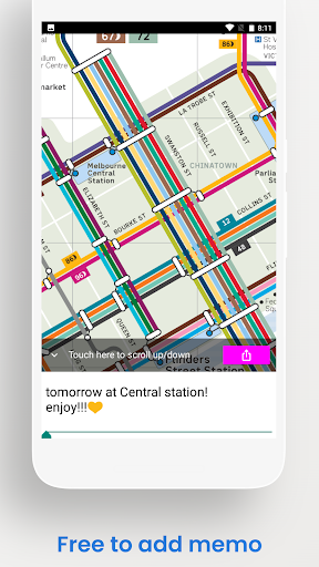 Melbourne Bus Train Tram Map