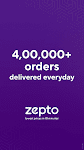 screenshot of Zepto:10-Min Grocery Delivery*