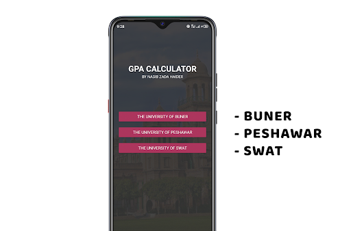 Android application GPA Calculator - Pak | KPK screenshort