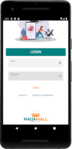 Android application Naija Mall screenshort