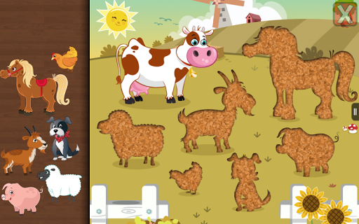 Screenshot of Animal Puzzles for Kids
