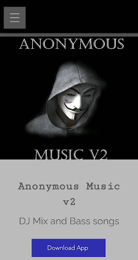 Android application Anonymous Music v2 screenshort