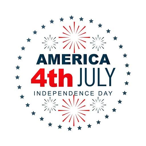 4th July, Independence Day USA  Icon