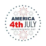 4th July, Independence Day USA icon