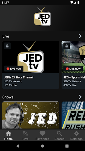 Android application JEDtv screenshort