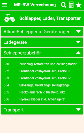 MR-BW Verrechnungssätze Screenshot 2 - AppWisp.com