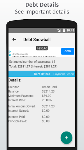 Debt Snowball Screen 3