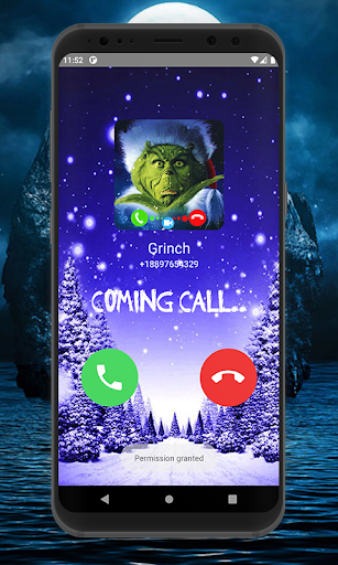 the Grinch Fake Video Call Screenshot 3 - AppWisp.com