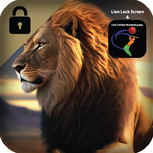 Lion Lock Screen-Live Cricket logo