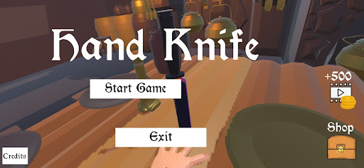 Knife Hand Game Screenshot