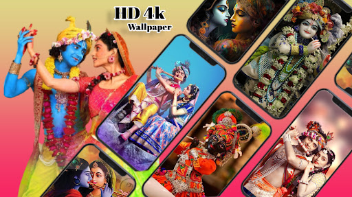 Android application Radha Krishna Wallpaper 4k HD screenshort