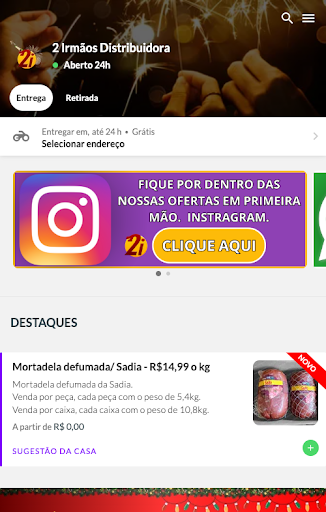 Android application 2 Irmãos Distribuidora screenshort
