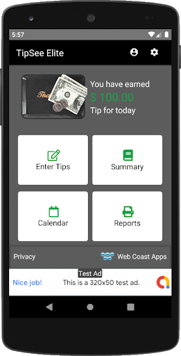 Android application TipSee Elite screenshort