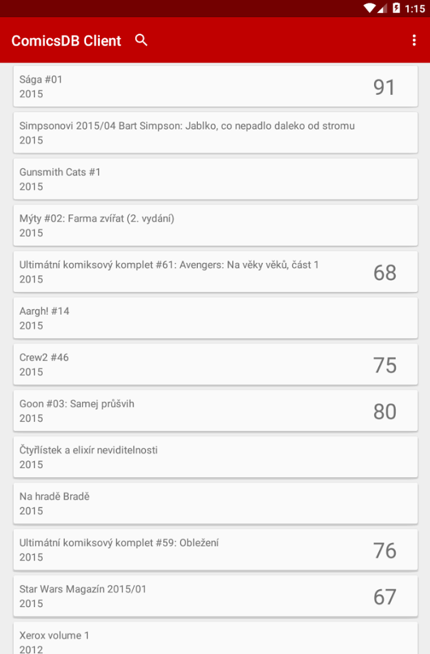 #4. ComicsDB Client (Android) Von: Lukáš Kutner