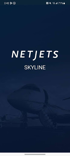 Android application NetJets Skyline screenshort