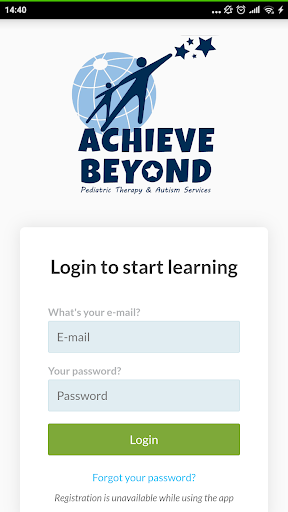 Android application Achieve Beyond screenshort