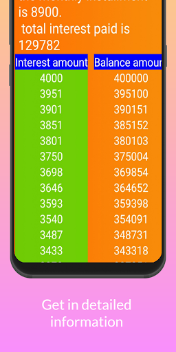 Fincal - financial calculator Screen 3