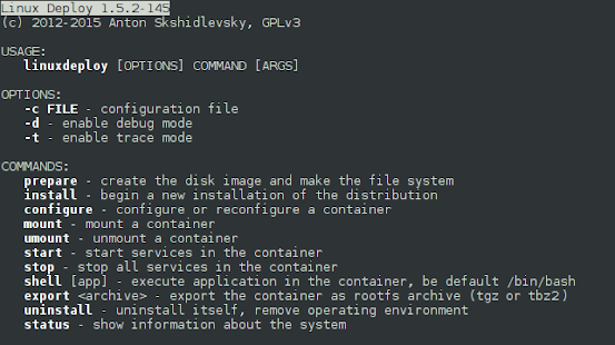Linux Deploy Screenshot
