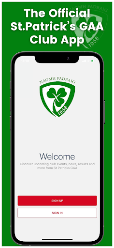 Android application St Patricks GAA Sligo screenshort