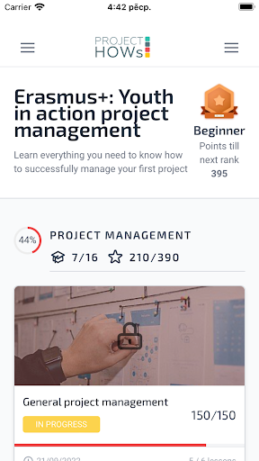 Android application Project HOWs screenshort