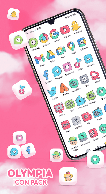 Olympia - Cartoon Icons Pack - 60 - (Android)